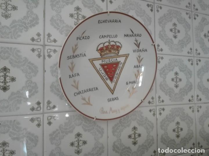 Coleccionismo deportivo: Plato del Real Murcia - Foto 1