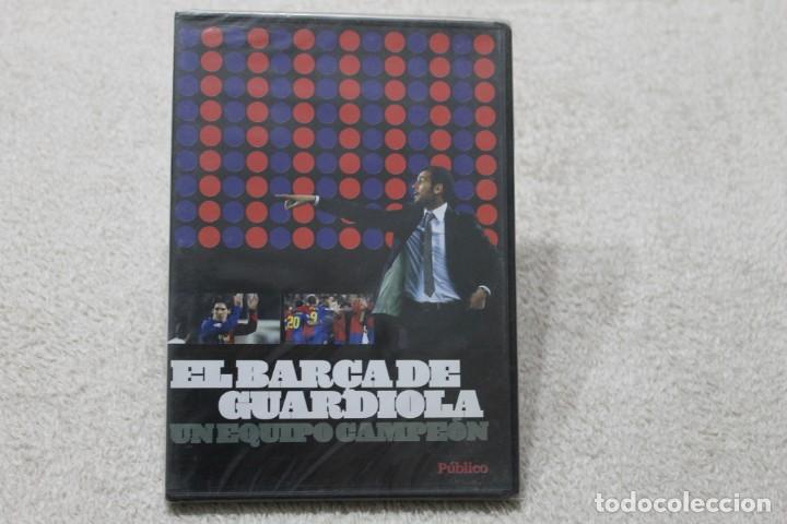Coleccionismo deportivo: DVD EL BAR&Ccedil;A DE GUARDIOLA UN EQUIPO CAMPEON PRECINTADO - Foto 1