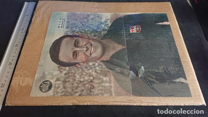 Sports collectibles: IMAGEN O LAMINA DE MIRO GUARDAMETA DEL BARCELONA - PERIODICO MA - PERIODICO MARCA . LEER DESCRIPCION