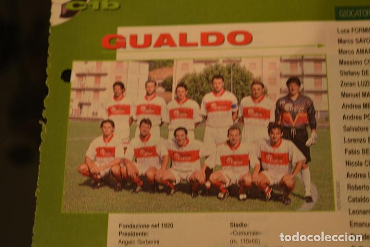 Sports collectibles: RECORTE DE IL GUERIN SPORTIVO.TEMPORADA 97-98.GUALDO.MEDIDAS 1'0 X 6 CMS