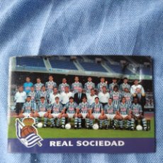 Coleccionismo deportivo: TARJETA REAL SOCIEDAD TEMPORADA 1998 1999 MUY RARA. Lote 198714045