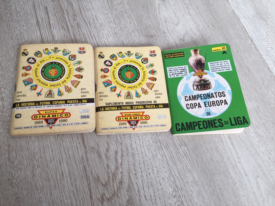 Coleccionismo deportivo: Libretos DINAMICO- estad&iacute;stica Temporada 89/90 - Foto 1