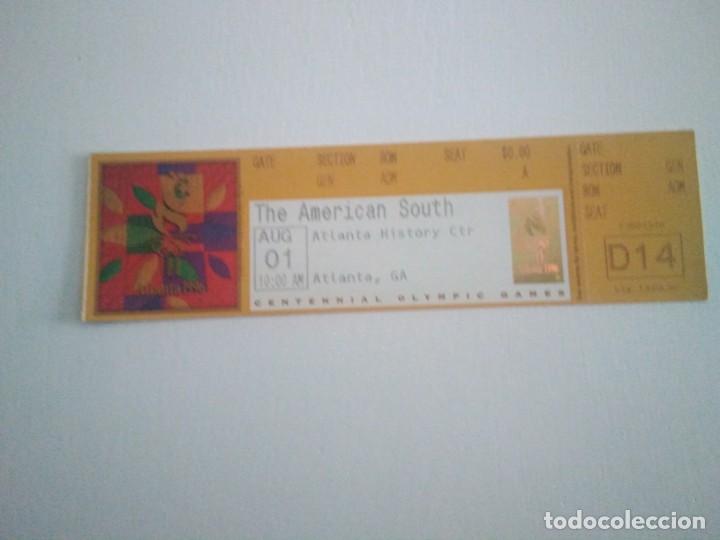 Coleccionismo deportivo: Entrada Eventos Olimpiada de Atanta1996 - Foto 1