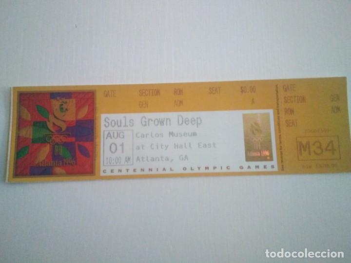 Coleccionismo deportivo: Entrada Eventos Olimpiada de Atanta1996 - Foto 1