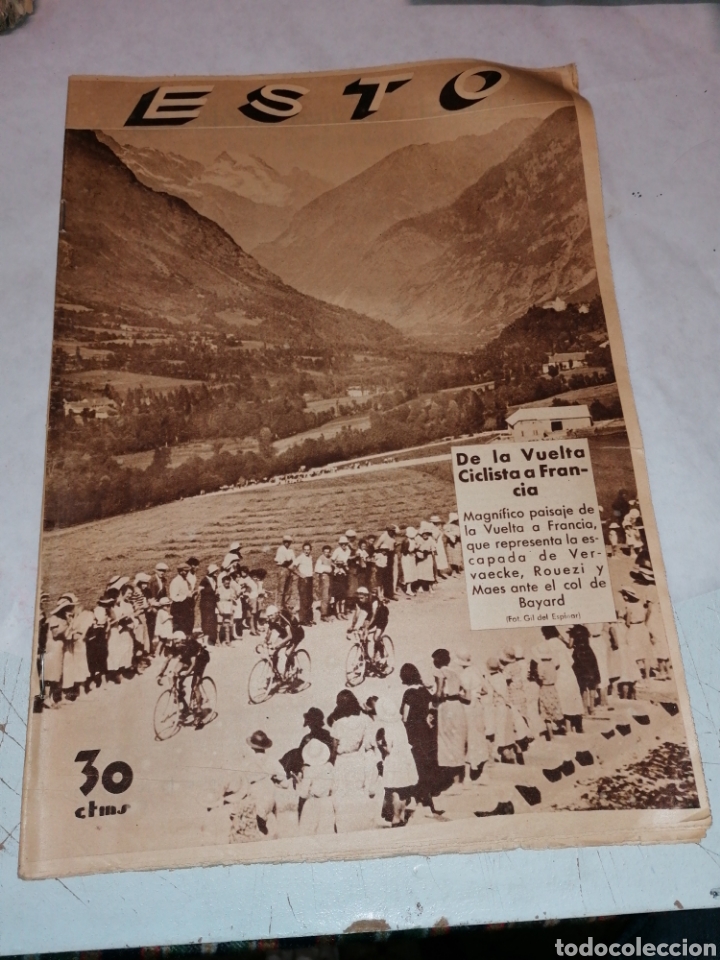 Coleccionismo deportivo: Revista esto tour 1935 - Foto 1