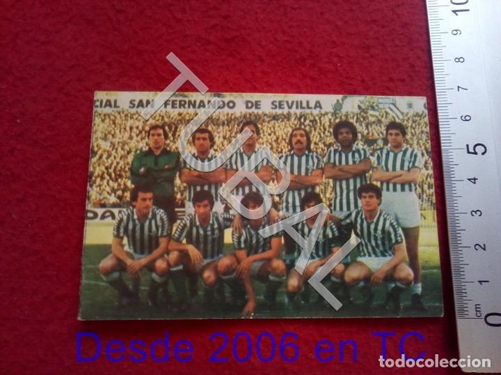 Sammelleidenschaft Sport: TUBAL REAL BETIS CALENDARIO LIGA 1981 82 B78