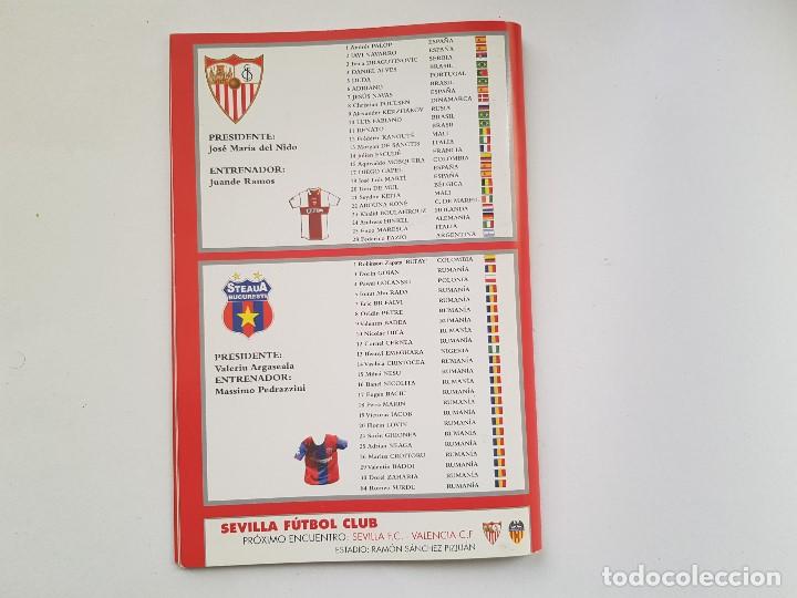 Coleccionismo deportivo: Programa Sevilla - Steaua Bucarest (Champions 07-08) OFICIAL (Con p&oacute;ster) 67 p&aacute;ginas - Foto 2