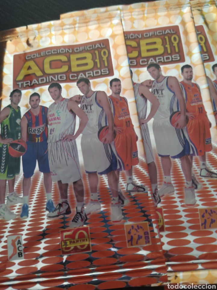 Coleccionismo deportivo: ACB 10-11 5 Sobres vac&iacute;os - Foto 1