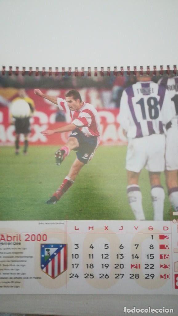 Coleccionismo deportivo: CALENDARIO ATL&Eacute;TICO DE MADRID A&Ntilde;O 2000 AT MADRID - Foto 4