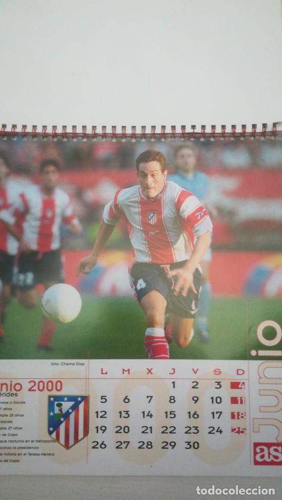 Coleccionismo deportivo: CALENDARIO ATL&Eacute;TICO DE MADRID A&Ntilde;O 2000 AT MADRID - Foto 5