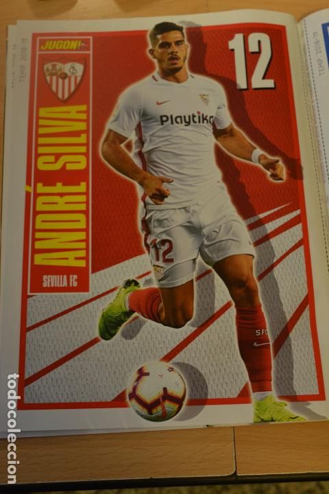 Coleccionismo deportivo: POSTER DE ANDRE SILVA (SEVILLA) 2018-19 .)MEDIDAS 30 X 21 CMS - Foto 1