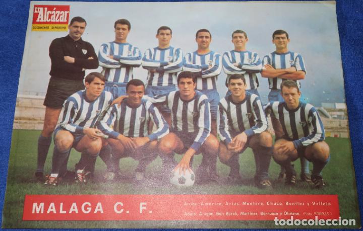 Coleccionismo deportivo: L&aacute;mina de El Alcazar - M&aacute;laga (1968) - Foto 1