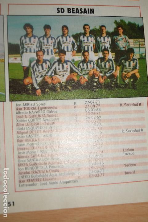 Coleccionismo deportivo: RECORTE DE DON BALON.PLANTILLA 1996-97 SD BEASAIN - Foto 1