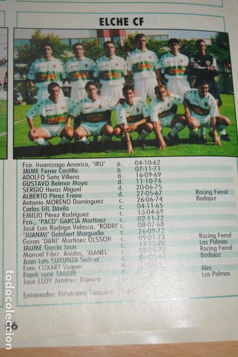 Coleccionismo deportivo: RECORTE DE DON BALON.PLANTILLA 1996-97.ELCHE CF - Foto 1
