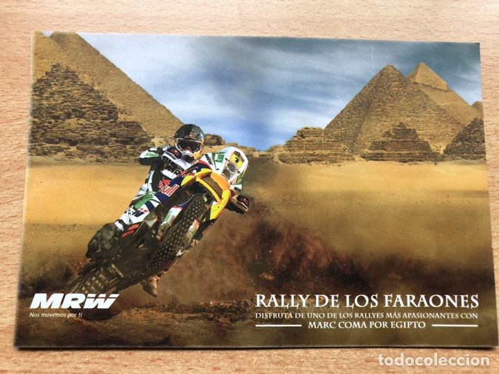 Coleccionismo deportivo: POSTAL RALLY DE LOS FARAONES. MARC COMA. - Foto 1