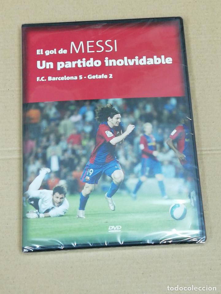 Coleccionismo deportivo: EL GOL DE MESSI. UN PARTIDO INOLVIDABLE - DVD PRECINTADO - Foto 1
