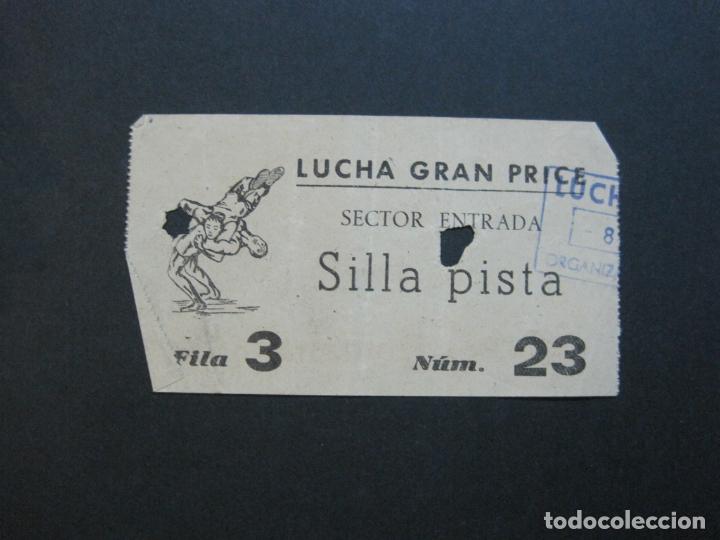Coleccionismo deportivo: LUCHA LIBRE-BARCELONA-GRAN PRICE-PROGRAMA + ENTRADA-JULIO AÑO 1949-TABOLA-VER FOTOS-(V-20.707) - Foto 6 - 208586735