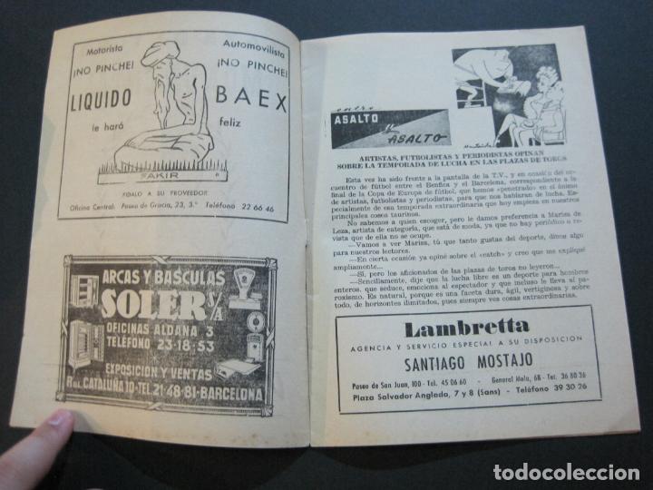 Coleccionismo deportivo: LUCHA LIBRE-BARCELONA-PLAZA TOROS MONUMENTAL-PROGRAMA ANTIGUO-JUNIO 1961-VER FOTOS-(V-20.713) - Foto 3 - 208587486