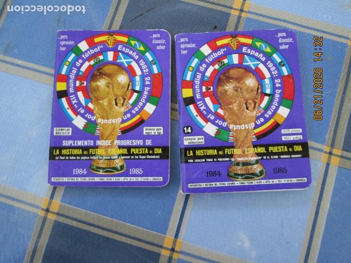 Coleccionismo deportivo: CALENDARIO DIN&Aacute;MICO - 1984-1985 - SUPLEMENTO INDICE PROGRESIVO. - Foto 1