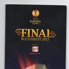Coleccionismo deportivo: PORTA TICKET FINAL UEFA EUROPA LEAGUE BUCAREST 2012 ATLETICO MADRID VS. ATHLETIC BILBAO. Lote 210658527