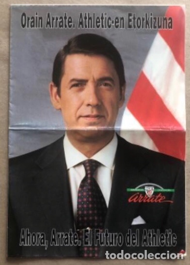 Coleccionismo deportivo: ELECCIONES DEL ATHLETIC CLUB BILBAO (1994). PROGRAMA ELECTORAL DE JOS&Eacute; MAR&Iacute;A ARRATE. - Foto 1