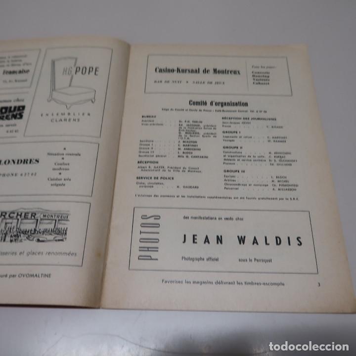 Coleccionismo deportivo: Rink-Hockey. Programme de la Coupe des Nations Challenge Aur&egrave;le Sandoz. Paques 1954 - Foto 2