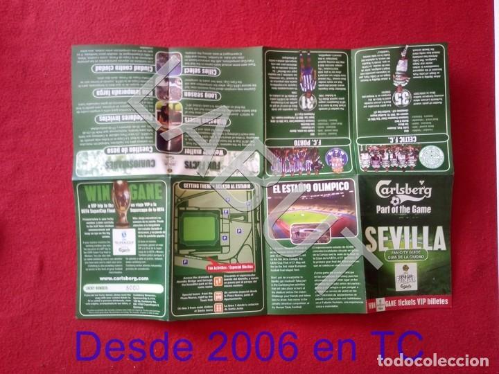 Coleccionismo deportivo: SEVILLA FINAL COPA DE LA UEFA 2003 PROGRAMA C6 - Foto 3