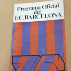 Coleccionismo deportivo: FC BARCELONA PROGRAMA OFICIAL 19 ABRIL 1975. Lote 213832081