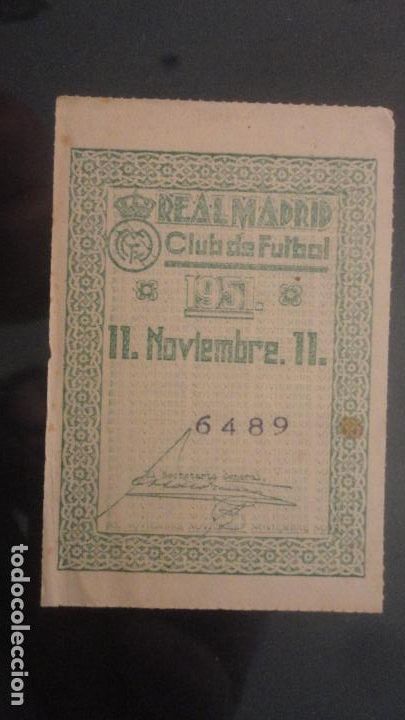Coleccionismo deportivo: ANTIGUO CUPON DE SOCIO REAL MADRID 1951 - Foto 1