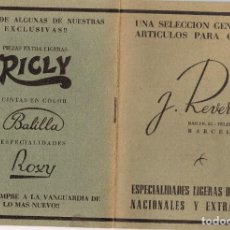 Coleccionismo deportivo: 1949 CATÁLOGO ARTÍCULOS PARA CICLISMO J. REVERTER BARCELONA ESPECIALIDADES NACIONALES Y EXTRANJERAS. Lote 221913330
