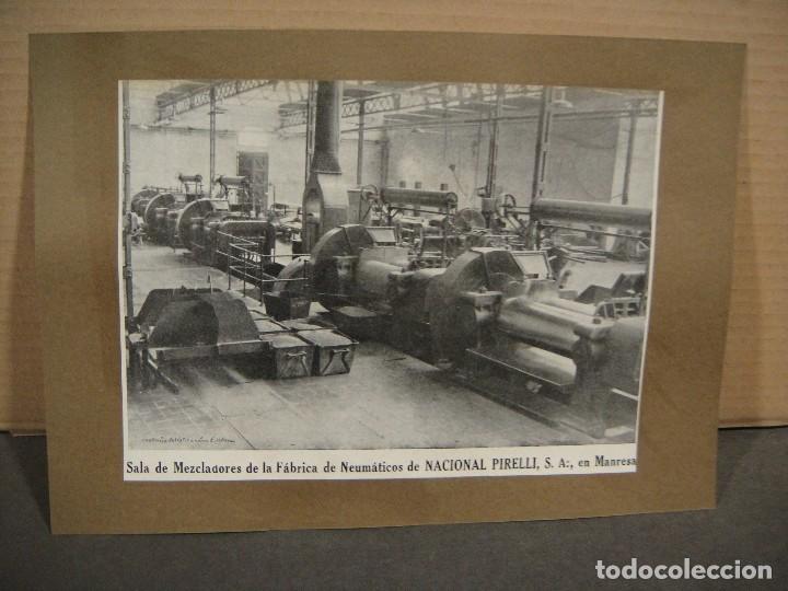 Coleccionismo deportivo: fabrica pirelli - manresa - Foto 1