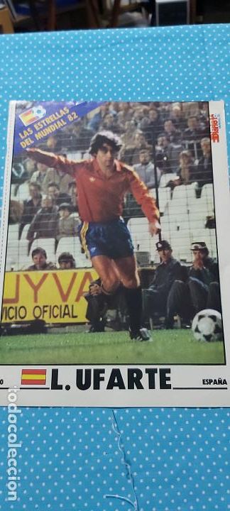 Coleccionismo deportivo: Ficha de las estrellas del mundial 82 diario 16 - Foto 1