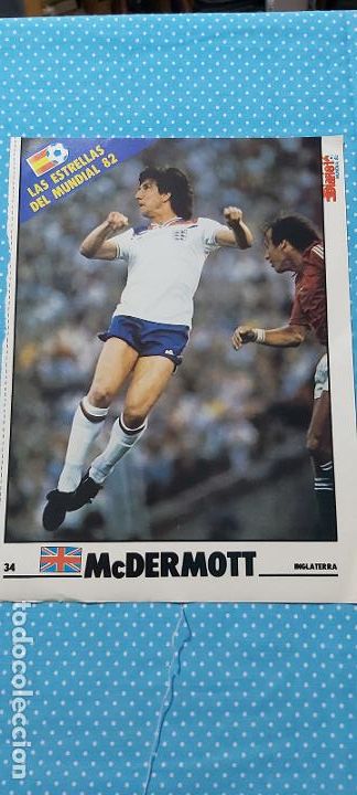 Coleccionismo deportivo: Ficha de las estrellas del mundial 82 diario 16 - Foto 1