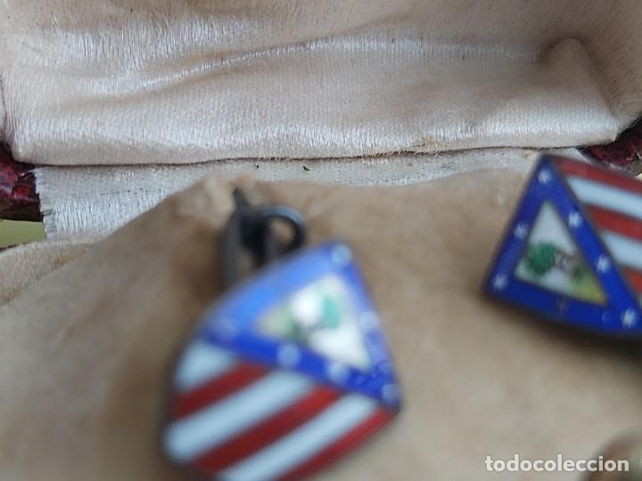 Coleccionismo deportivo: ANTIGUOS GEMELOS DEL ATLETICO DE MADRID - Foto 3