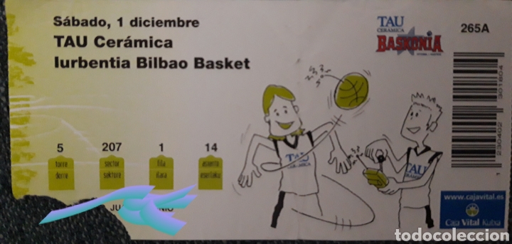 Coleccionismo deportivo: ENTRADA BASKONIA VS IURBENTIA BILBAO BASKET - Foto 1