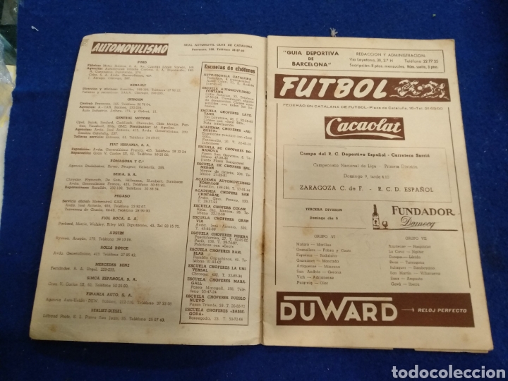 Coleccionismo deportivo: Antigua Gu&iacute;a Deportiva de Barcelona. - Foto 2