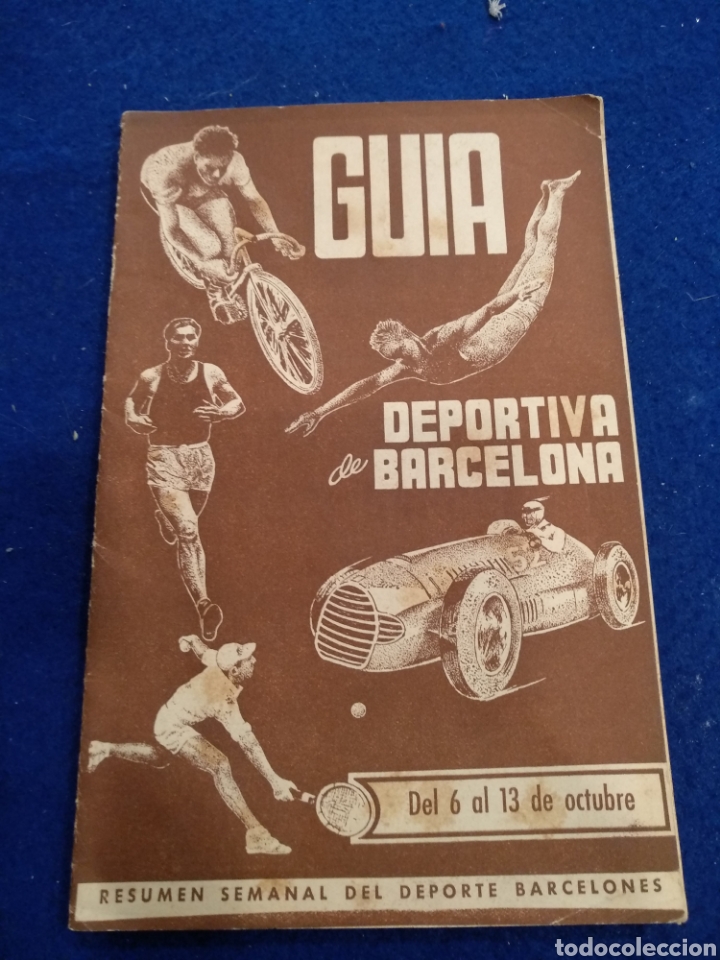 Coleccionismo deportivo: Antigua Gu&iacute;a Deportiva de Barcelona. - Foto 1