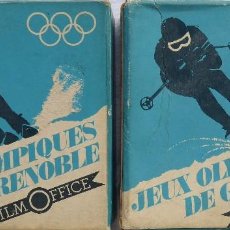 Coleccionismo deportivo: X JEUX OLYMPIQUES D'HIVERN DE GRENOBLE. FILM OFFICE. 2 PELICULAS 8 MM. AÑO 1968.