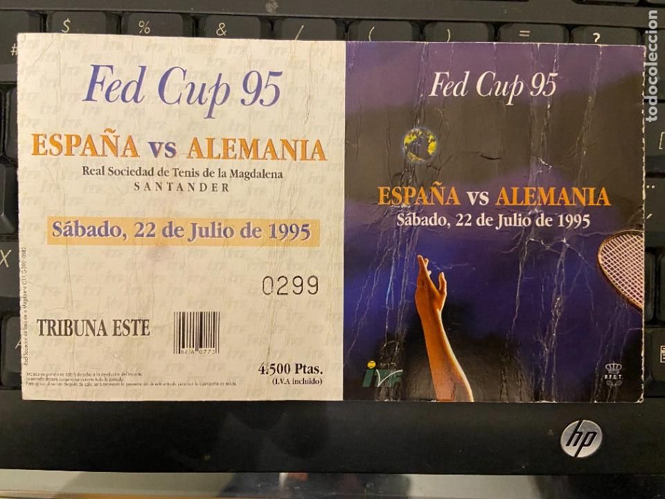 Sammelleidenschaft Sport: ENTRADA FED CUP 95 ESPA&Ntilde;A VS ALEMANIA TENIS ALBUM 3