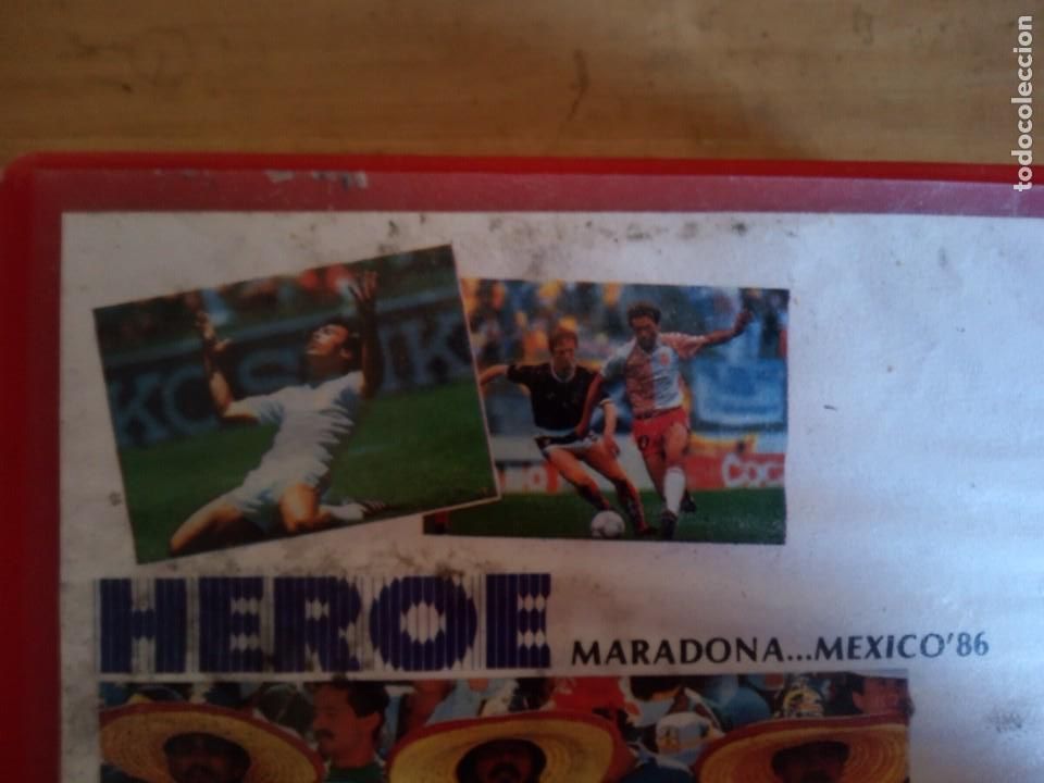 Coleccionismo deportivo: H&eacute;roe Maradona M&eacute;xico 86 cinta de v&iacute;deo VHS - Foto 7