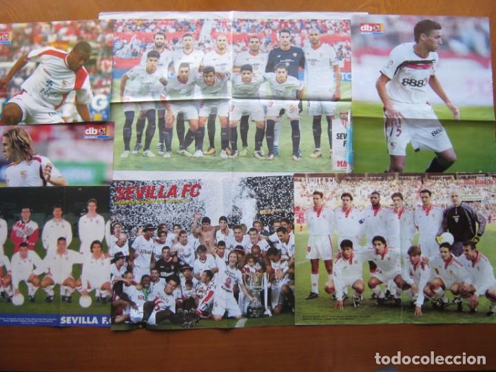 Coleccionismo deportivo: LOTE 29 POSTER SEVILLA FC DIFERENTES 30 x 44 y 22 x 29 ORIGINAL REVISTA BUEN ESTADO SFC10 - Foto 2 - 298202568