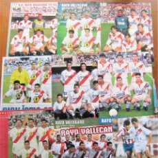 Coleccionismo deportivo: LOTE 31 POSTER + POSTAL + FOTO + FICHA RAYO VALLECANO MADRID ORIGINAL REVISTA RAY35. Lote 232429370