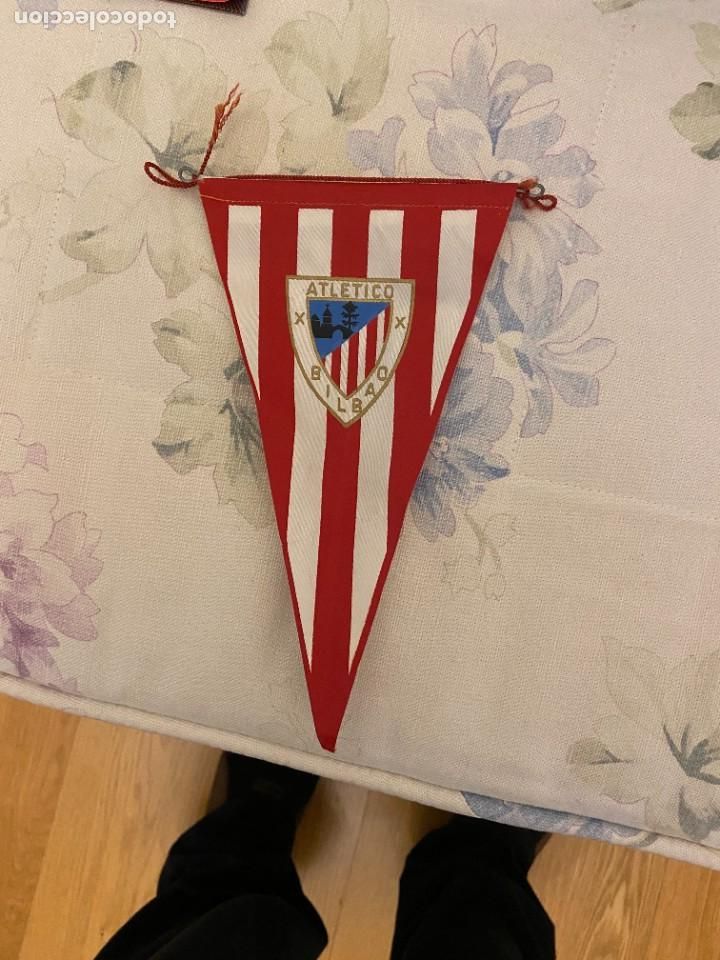 Coleccionismo deportivo: banerin antigua del atleti bilbao - Foto 1