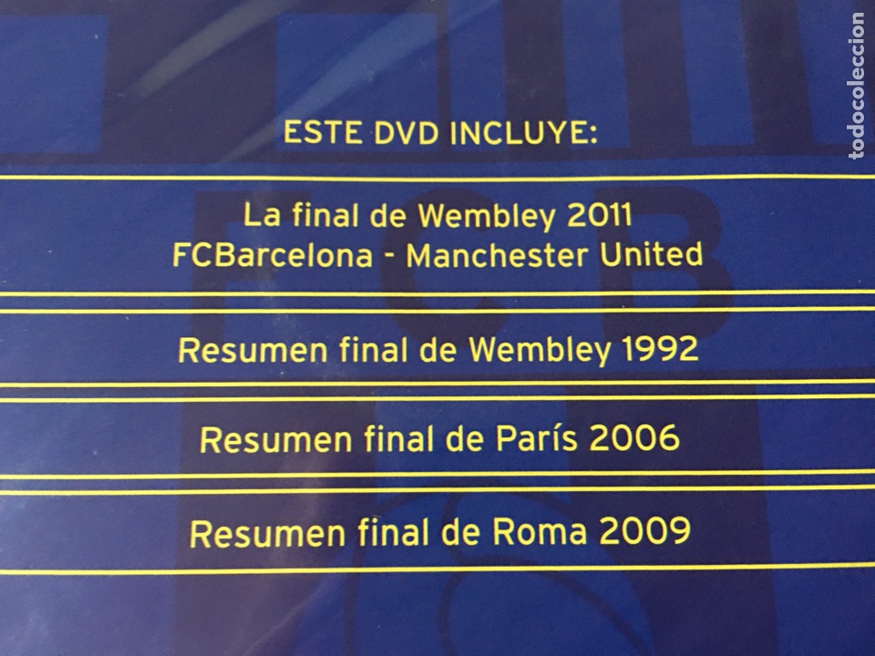 Coleccionismo deportivo: 2 DVD FC Barcelona Final Wembley 2011 y Final M&oacute;naco 2011 - Foto 4