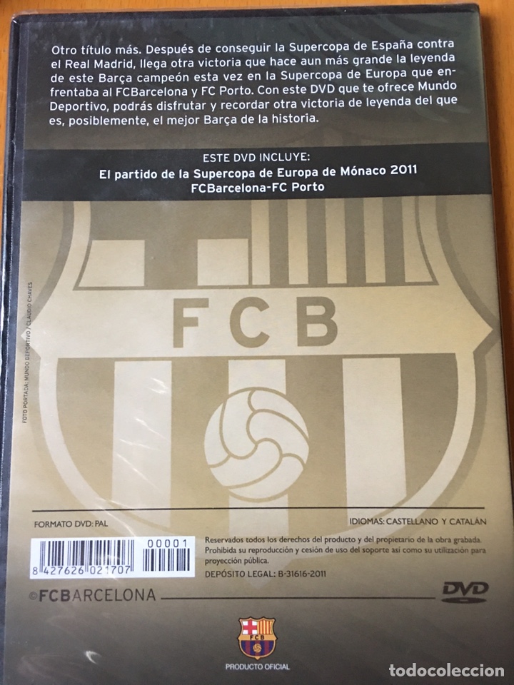 Coleccionismo deportivo: 2 DVD FC Barcelona Final Wembley 2011 y Final M&oacute;naco 2011 - Foto 6