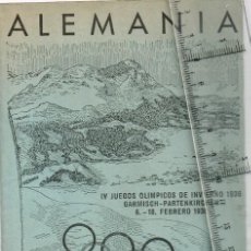Coleccionismo deportivo: 1936 XI JUEGOS OLÍMPICOS DE BERLÍN - IV JUEGOS OLÍMPICOS DE INVIERNO 1936 GARMISCH - PARTENKIRCHEN. Lote 237397335