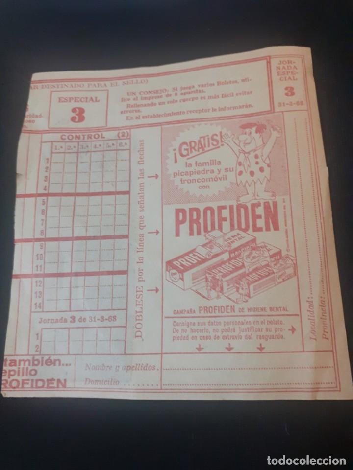 Coleccionismo deportivo: quiniela en blanco de los a&ntilde;os 70 - Foto 1