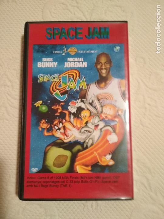 Coleccionismo deportivo: VIDEO VHS AUTOEDITADO THE FINAL SHOT SPACE JAM - Foto 2