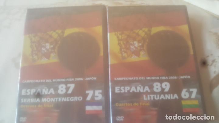 Coleccionismo deportivo: dos dvd de espa&ntilde;a lituania 89 y Espa&ntilde;a serbis 87 basket - Foto 1