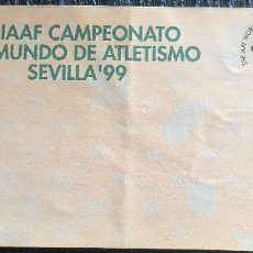 Coleccionismo deportivo: ENTRADA AL CAMPEONATO DEL MUNDO DE ATLETISMO SEVILLA 1999. BUEN ESTADO.